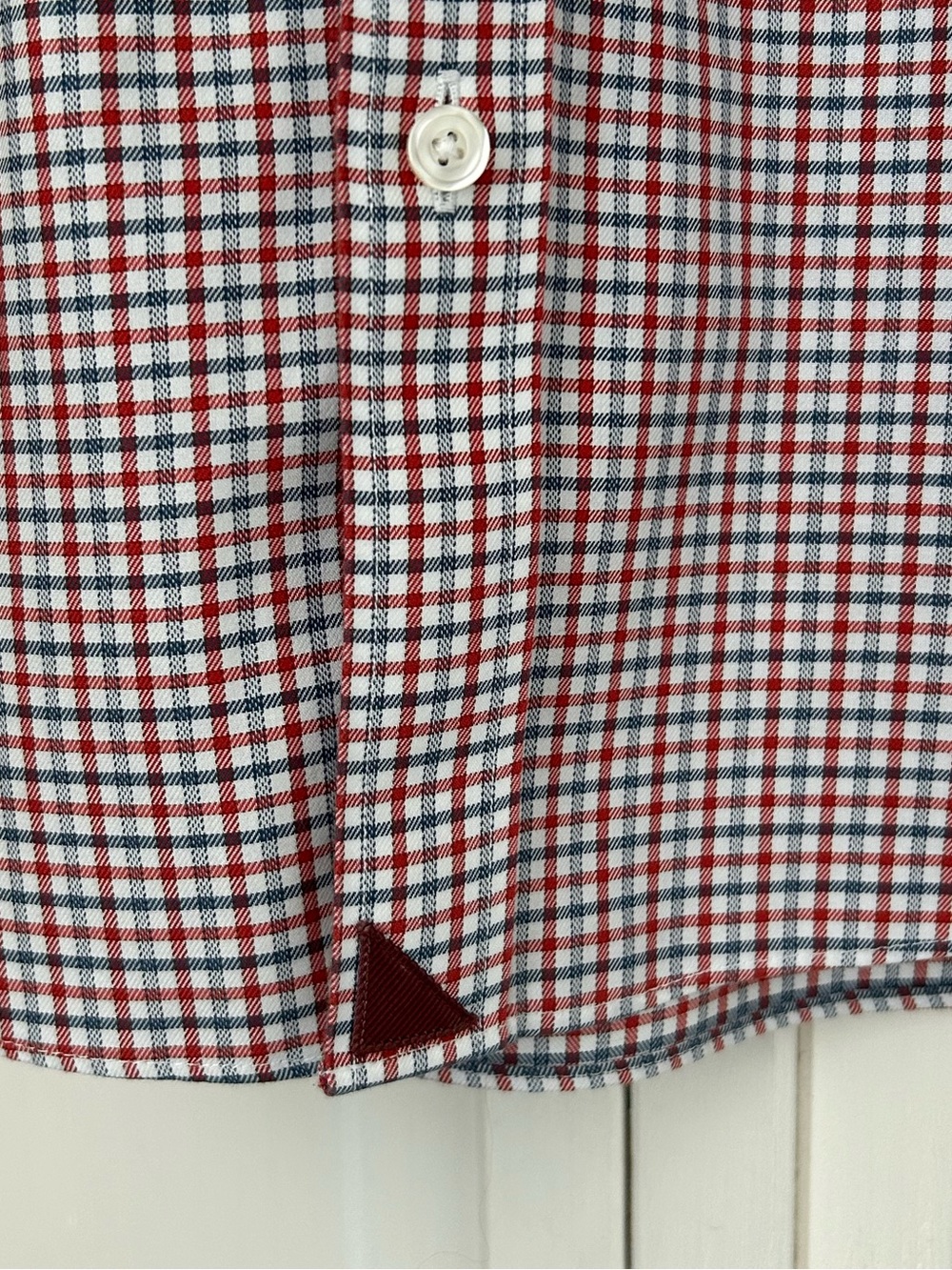 UNTUCKit Men’s Size L Tall Slim Fit Long Sleeve Button Down Check Shirt - Picture 5 of 12